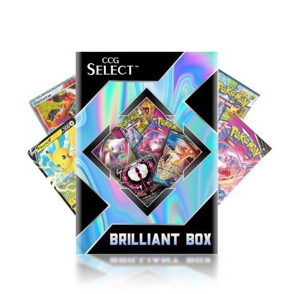 CCG Select | Brilliant Box | 2 Booster Packs + 2 Ultra Rare Guaranteed | Compatible with Pokemon Cards