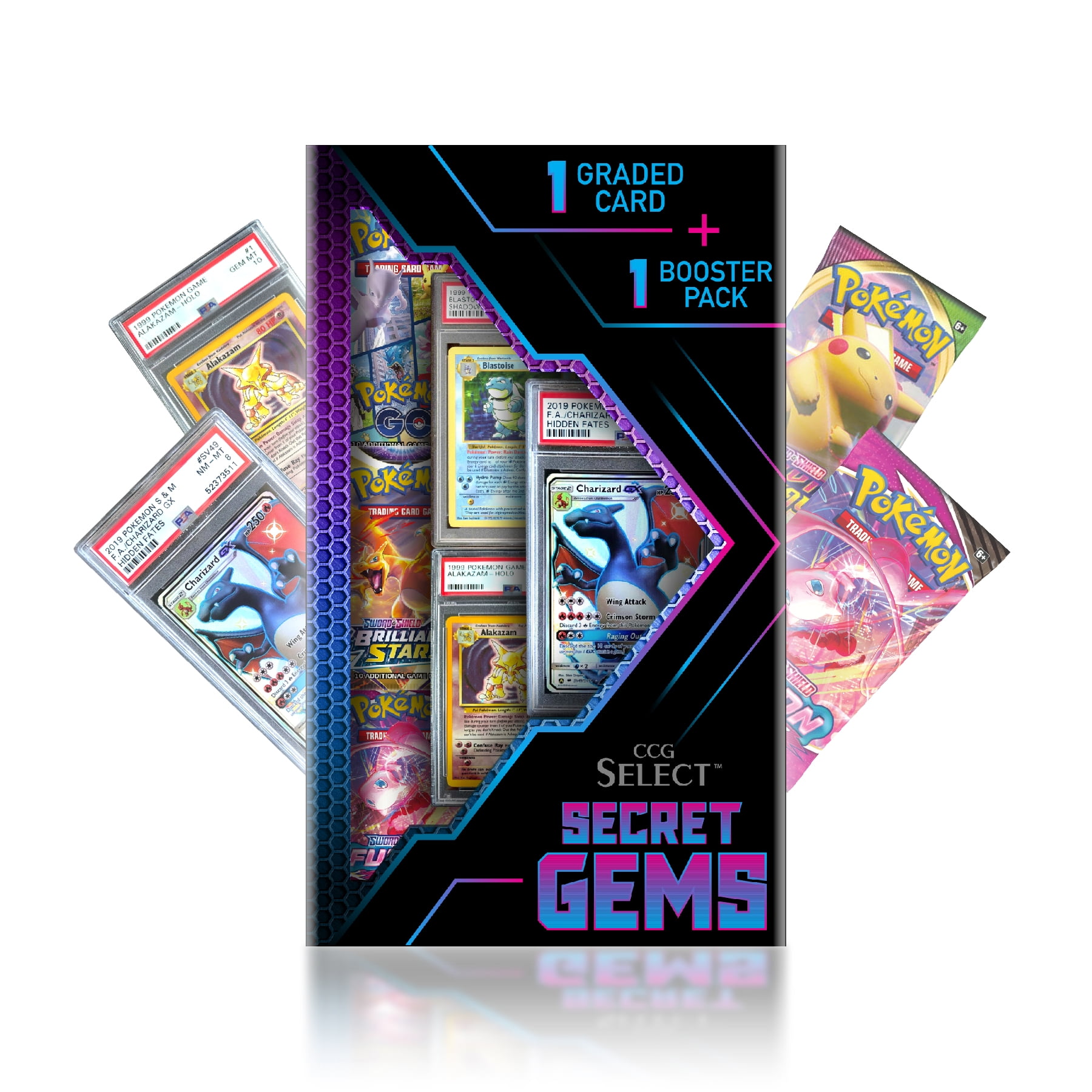  Pokemon TCG: Graded Card Mystery Collection Box #1