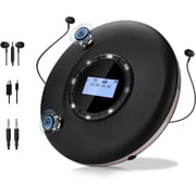 CCHKFEI Portable Bluetooth 1500mAh Rechargeable CD Player, Portable CD Player with Speakers