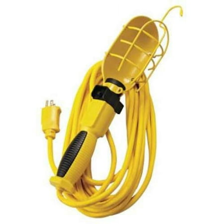 50' Yellow Polar/Solar Trouble Light W/Metal Gua