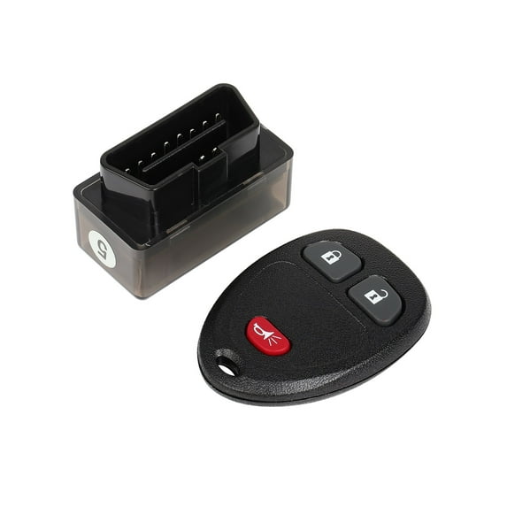 CCIYU 1 X Keyless Entry Remote OBD Programmer Car Key Fob Replacement for 2007-2013 Fit for Cadillac Escalade & for Chevrolet Avalanche OUC60270 OUC60221 315MHz 3 Buttons