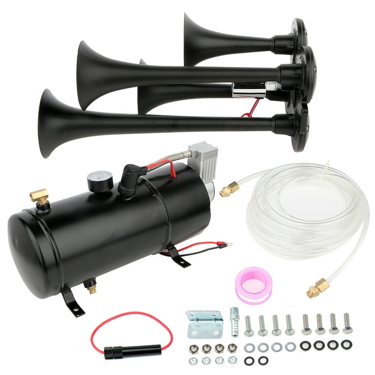 12v – 4 Trumpet train horn kit 150 PSI