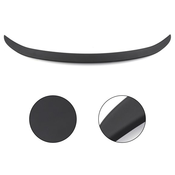 CCIYU 1PC Black ABS Rear Spoiler Wing with Tape for Toyota for Corolla 2014-2019