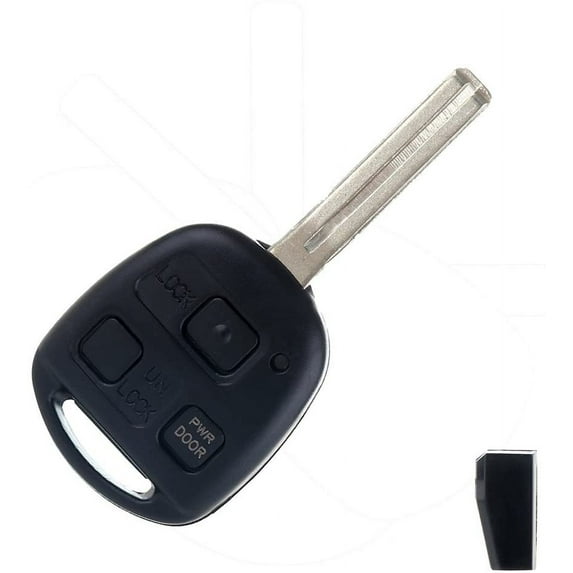 CCIYU 1X Replacement Car Master for Lexus Key Keyless Entry Remote Fob 3 Bottons Transmitter fits for HYQ12BBT 04 05 06 07 08 09 10 for Lexus RX330 RX350 RX400h RX450h
