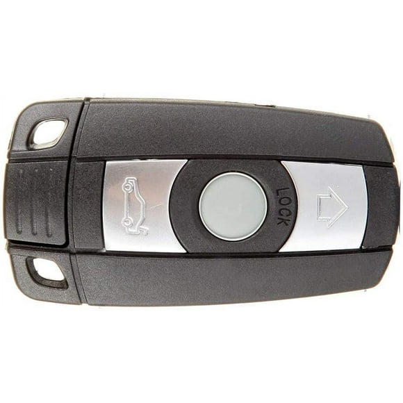 CCIYU 1X Replacement Smart Keyless Entry Remote Uncut w/Chip Car Key Fob 3 Buttons Replacement for B MW Series KR55WK49123 Fits select: 2007,2011 BMW 328 I