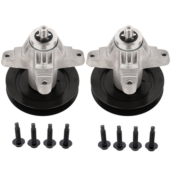 CCIYU 2 pack Mower Spindle Spindle Assembly with 918-04126 fit for MTD for Cub Cadet 50 DECK BLADE 918-04125 Mowers