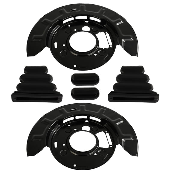 CCIYU 22937748 2PCS Brake Dust Shields Rear Fit For Chevrolet For Silverado 2500 2011-2018,For Silverado 2500 HD 2011-2019,For Silverado 3500 2011-2013 2015-2018,For Silverado 3500 HD 2011-2019