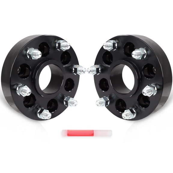 CCIYU 2PCS 1.5" Wheel Spacers 6x120 to 6x5.5 14x1.5 Studs Compatible with 10-16 for Cadillac for SRX/19-21 for Chevy for Blazer/15-21 for Chevy for Colorado