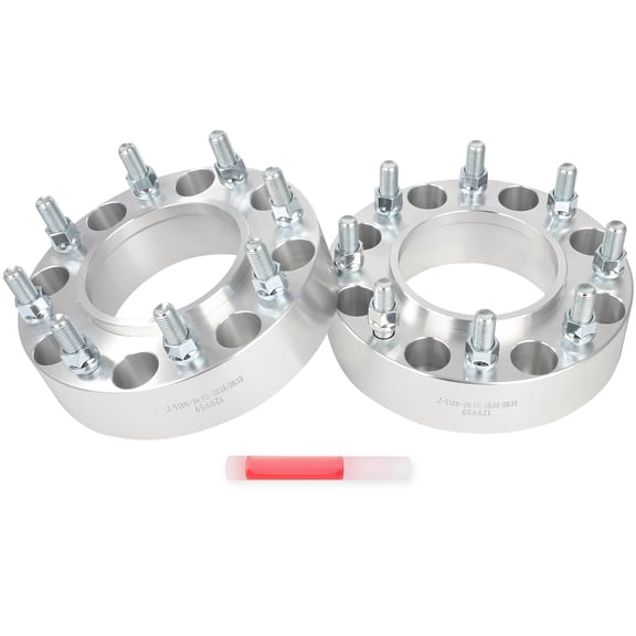 CCIYU 2PCS 2" Wheel Spacers 8x180 to 8x180 14x1.5 Studs Compatible with 2011-2020 for Chevrolet for Silverado 2500 HD/2011-2020 for Chevrolet for Silverado 3500 HD