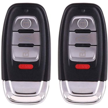 Audi Flip Key Remote – 4 Button, Uncut Blade, IYZ3314 – OEM Circuit Board, Aftermarket Shell, Pre-Programmed Ready
