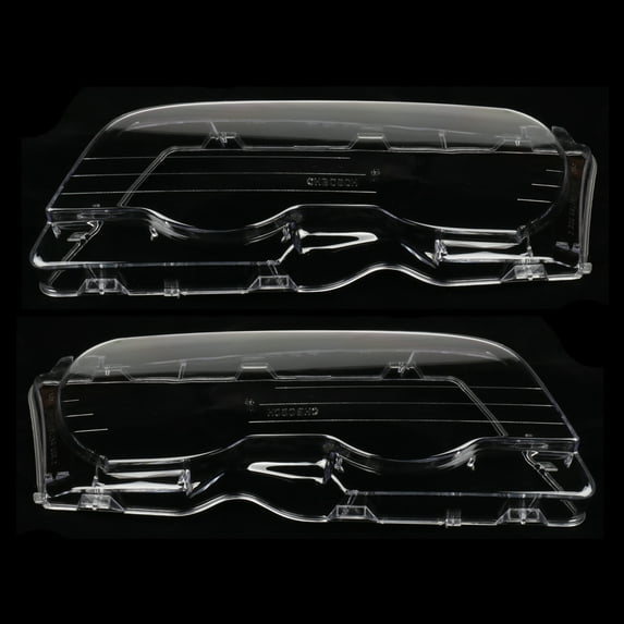 CCIYU 2pc Left and Right Side Car Headlight Headlamp Lense Clear Lens Cover Replacement fit for 2006-2008 for BMW 323i;2005-2006 for BMW 330i
