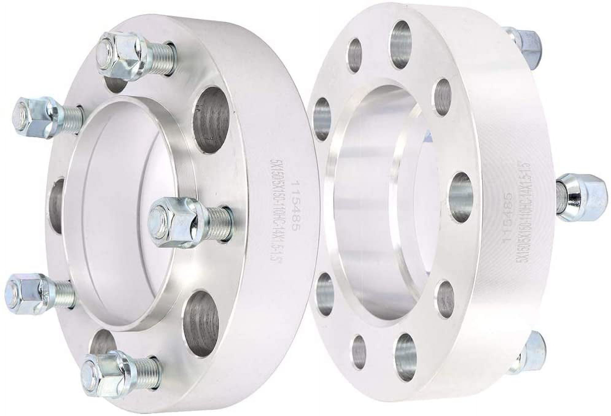 4-Pack 1" Hub Centric Wheel Spacers For Toyota Land Cruiser, Sequoia, Tundra - 5x150mm Bolt Pattern, 6061-T6 Aluminum