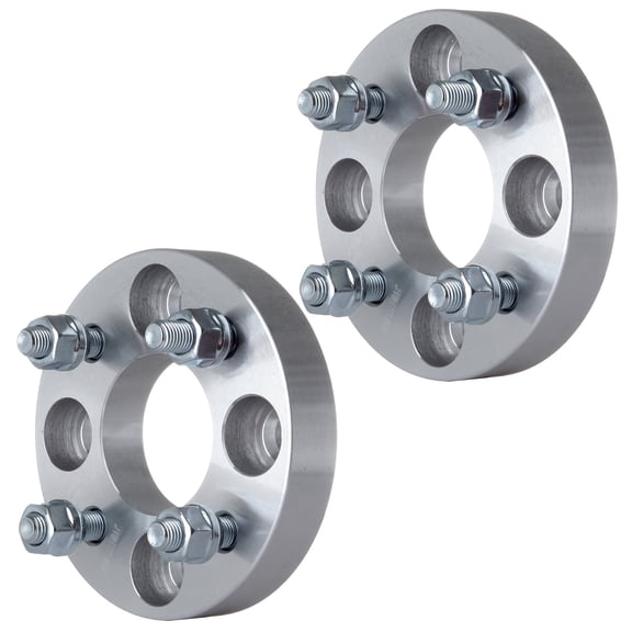 CCIYU 2set 1.0" (25mm) 4x100 Wheel Spacers 4 Lug 12x1.5 Studs 60.1mm CB Appropriate for 1993-2002 for Honda Civic for Mazda