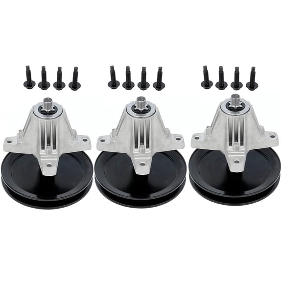 CCIYU 3 pack Mower Spindle Spindle Assembly with with bolts fit for TROYBILT for MTD DECK 618-06989 918-06989 Mowers