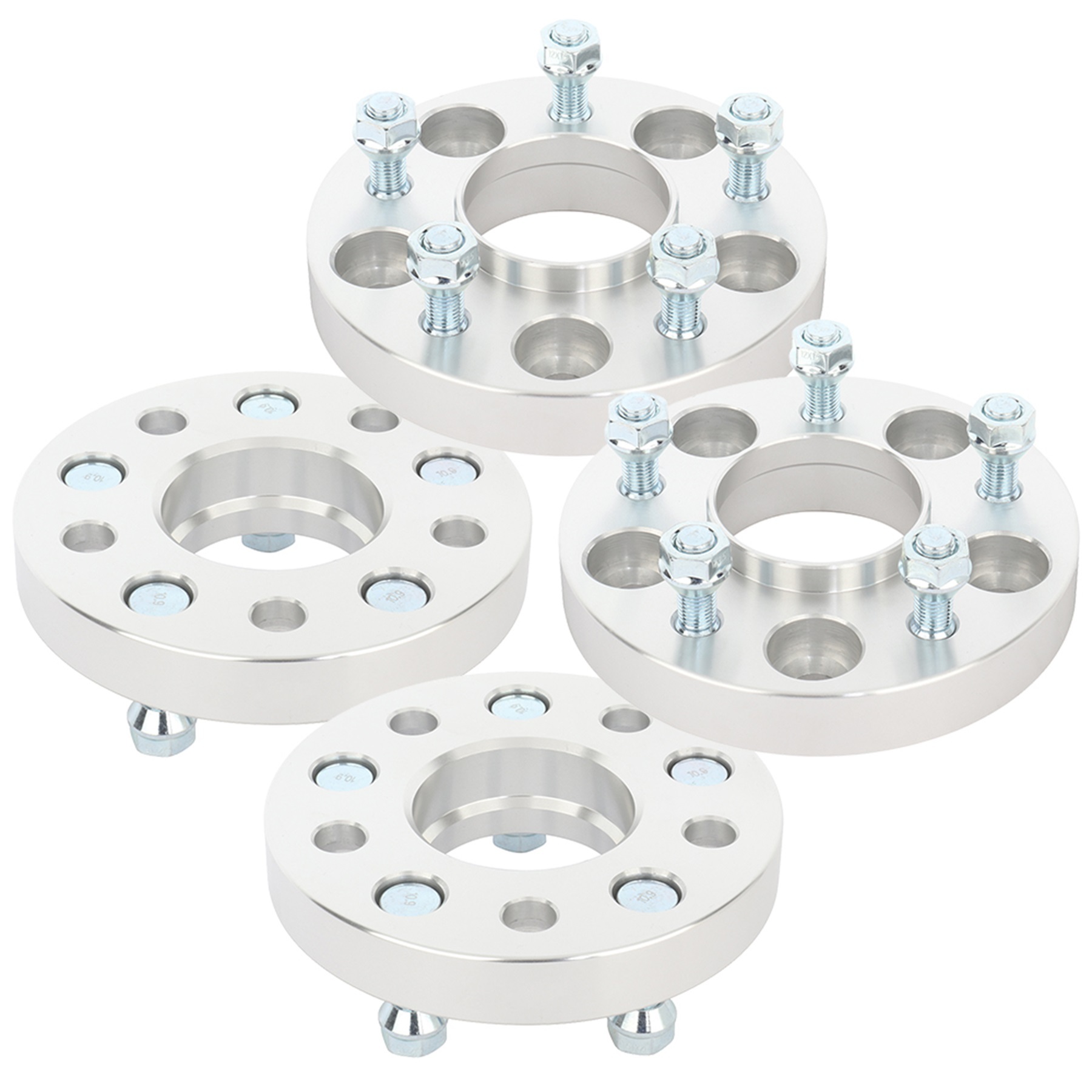 4Pc 5x4.75 Or 5x4.5 To 5x4.75 Wheel Spacers Adapters 1.25" Thick 12x1.5 Studs