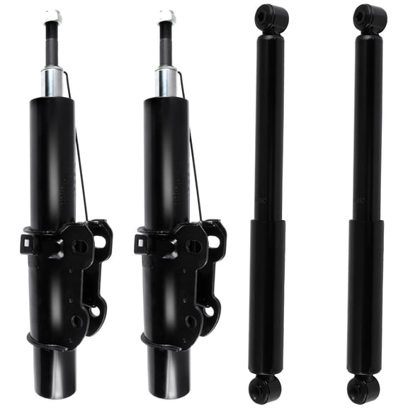 CCIYU 4 PCS Front Rear Shock Absorbers(shocks ONLY,NO rubber buffer,strut mount and coil spring) for Mercedes-Benz for Sprinter 2500 2010-2018 for Freightliner for Sprinter 2500 2010-2015 331702
