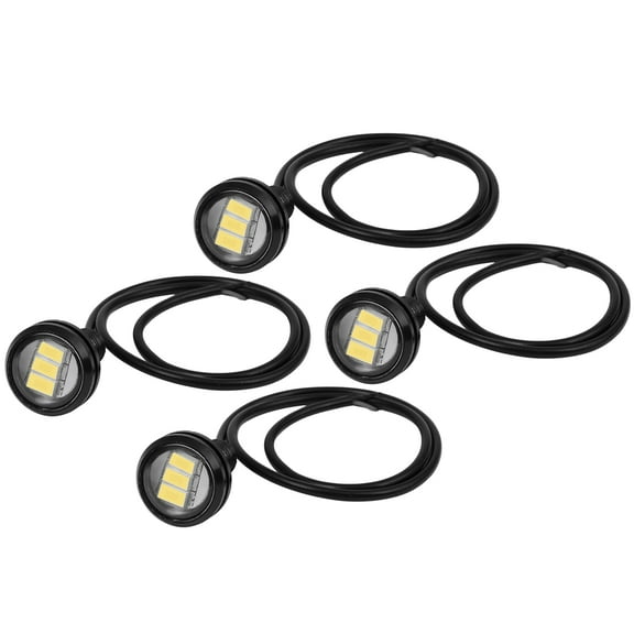 CCIYU 4 PCS High Power White 5730 Epistar 9W LED for Eagle Eye Bumper DRL Fog Light Motorcycle Light Daytime Running DRL Tail Backup Light (white)