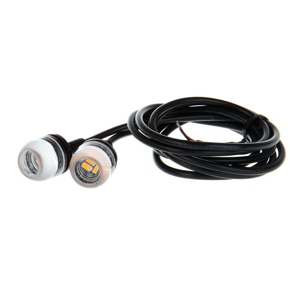 CCIYU 4 PCS High Power White 5730 Epistar 9W LED for Eagle Eye Bumper DRL Fog Light Motorcycle Light Daytime Running DRL Tail Backup Light (yellow)