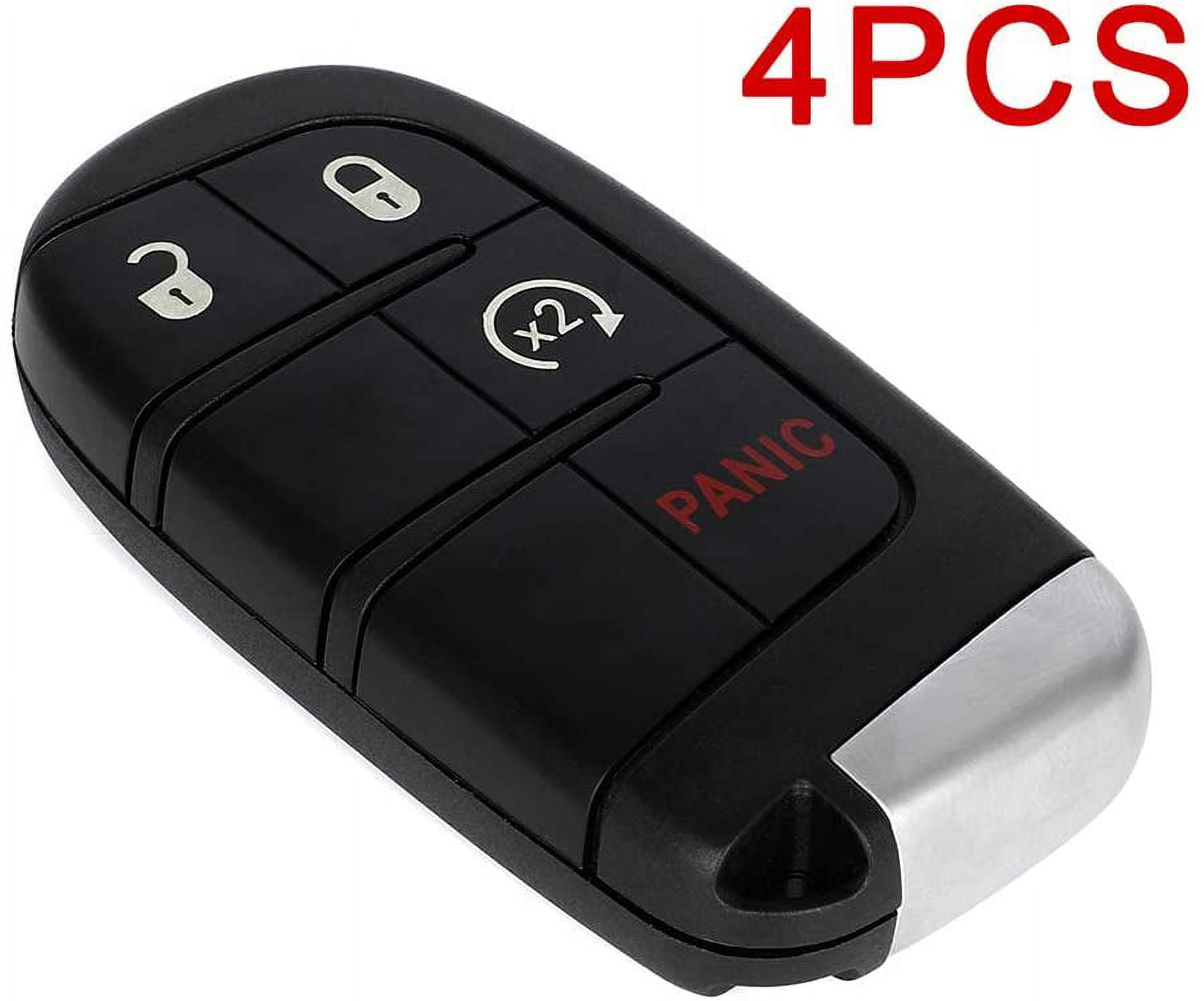 CCIYU 4 X Flip Key Fob Uncut Blade (SHELL CASE) 4 Buttons Replacement ...
