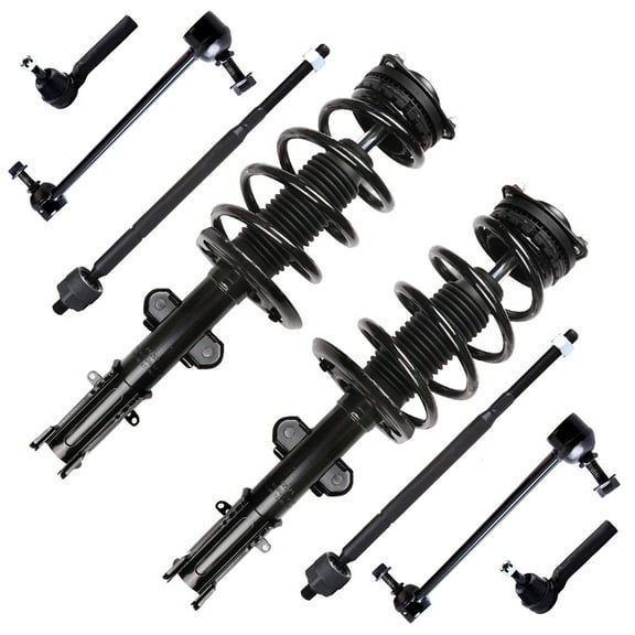 CCIYU 4 pcs Front Strut and Spring shock Assembly 171128L 17112 for 2008-2016 for Chrysler Town & Country 2008-2018 for Dodge Grand Caravan