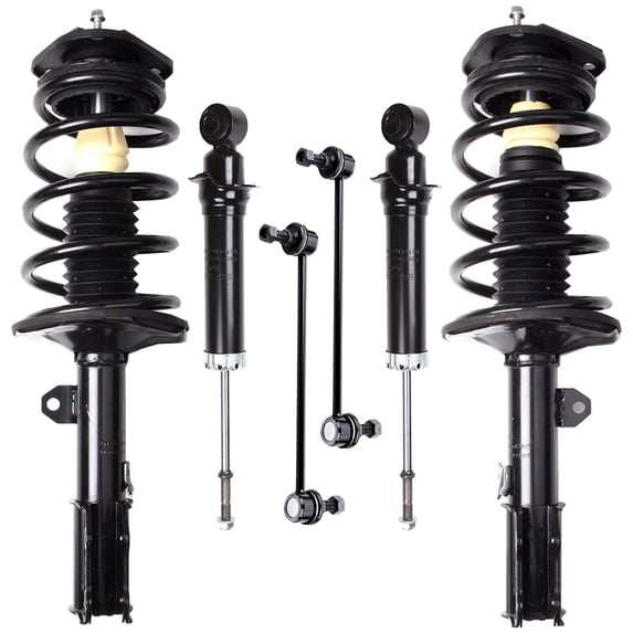 CCIYU 4 pcs Front Strut and Spring shock Assembly 172117 172116 for 2003-2008 for Pontiac Vibe 2003-2008 for Toyota Matrix