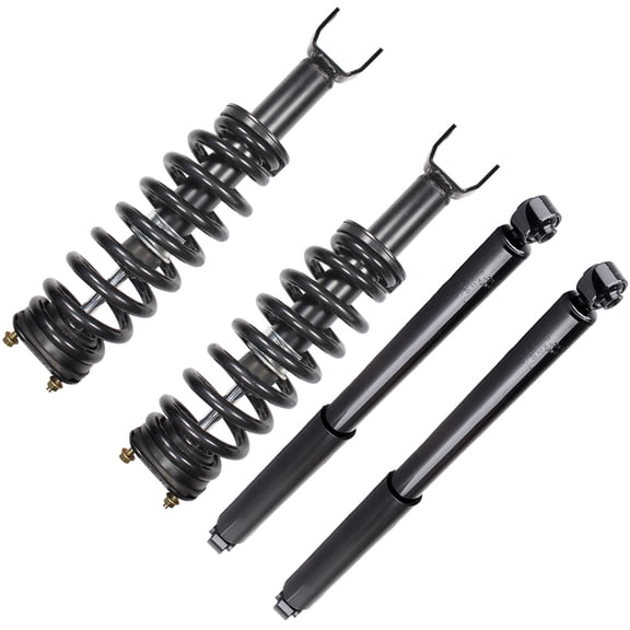 CCIYU 4 pcs Front and Rear Pair Strut and Spring shock Assembly 171111 34521 for 2006-2008 for Dodge for Ram 1500