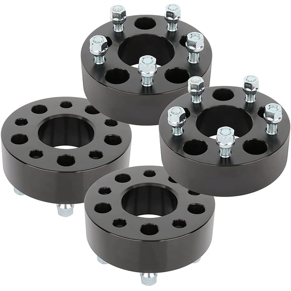 CCIYU 5 Lug Wheel Spacer 4X 2 5x4.75 to 5x4.75 70.5mm fit for 1991-2005 for GMC Jimmy 1990-2004 for GMC Sonoma 12x1.5 Studs