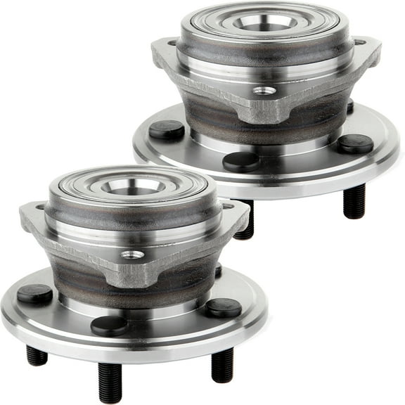 CCIYU 513084 Wheel Hub and Bearing Assembly Replacement Fit For Jeep For Cherokee Grand For Cherokee Wrangler Front Wheel Hubs with ABS 5 Lugs (2) Fits select: 1995 JEEP WRANGLER / YJ S/RIO GRANDE