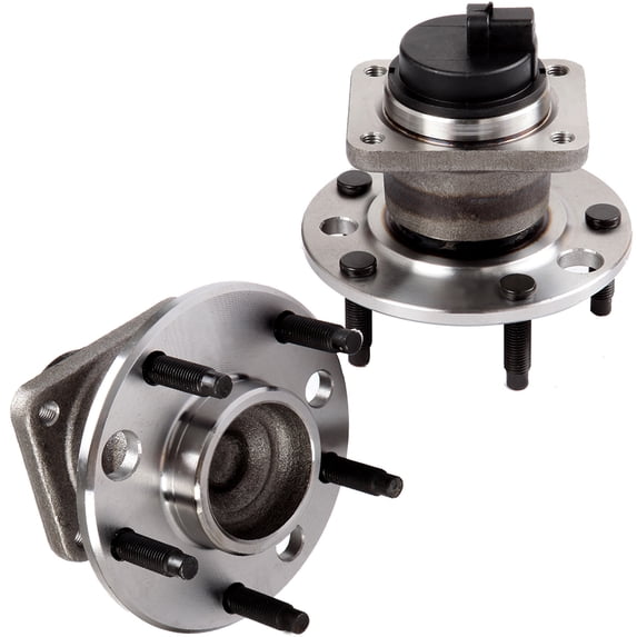 CCIYU 513090 Wheel Hub and Bearing Assembly Replacement For fit 1993-2002 For Chevrolet Camaro,1993-2002 For Pontiac Firebird Wheel Hubs with ABS 5 Lugs (2)