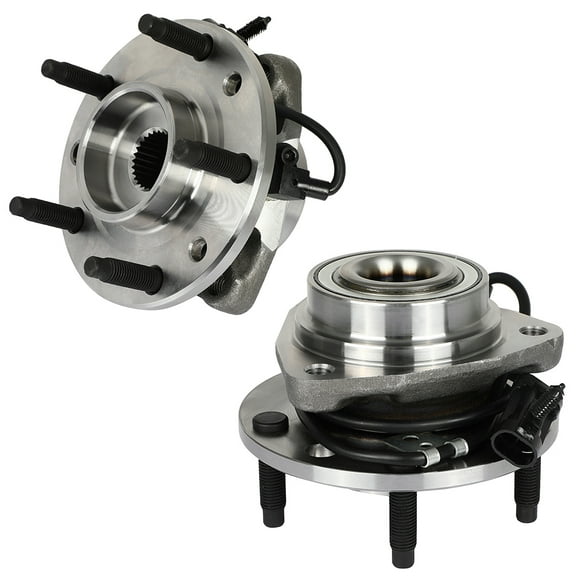 CCIYU 513124 Wheel Hub and Bearing Assembly Replacement For fit 1998-2005 For chevy Blazer,1997-2004 For chevy S10,1997-2005 For GMC Jimmy,1997-2004 For GMC Sonoma Wheel Hubs with ABS 5 Lugs (2)