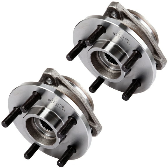 CCIYU 513158 Wheel Hub and Bearing Assembly Replacement Fit For Jeep Wrangler Cast Rotor For Jeep For Cherokee Front Wheel Hubs Without ABS 5 Lugs (2) Fits select: 2000-2001 FORD RANGER