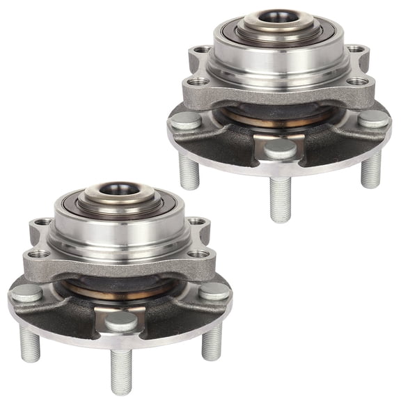 CCIYU 513268 Wheel Hub and Bearing Assembly Replacement for fit 2003-2007 Infiniti G35,2003-2009 Nissan 350Z Wheel Hubs with ABS 5 Lugs (2)