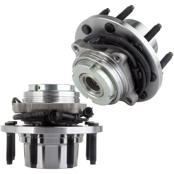CCIYU 515020 Wheel Hub and Bearing Assembly Replacement for fit 2000-2002 F ord Excursion,1999-2004 F ord F-250 Super Duty,1999-2004 F ord F-350 Super Duty Front Wheel Hubs with ABS 8 Lugs (2)