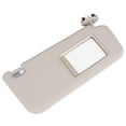thumbnail image 1 of CCIYU 74320-42501-A1 Beige Windshield Sun Visor Mirror Right Passenger Side Replacement fit for 2006-2013 for Toyota RAV4 Automobile Sun Visor Assembly with Sunroof, 1 of 6