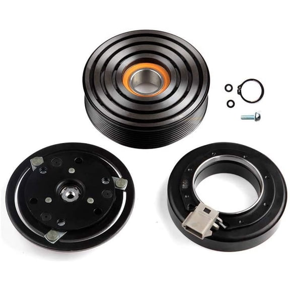 CCIYU A/C Compressor Clutch Coil Assembly Kit CO 154755 Compatible for Ford E-250 E-350 for F-550 Super Duty 1999-2005