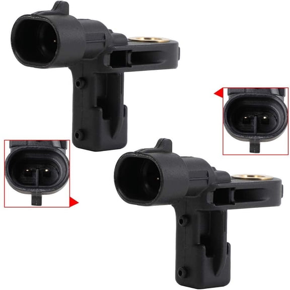 CCIYU ABS Speed Sensor, 2PCS Rear&Left&Right ALS524 ABS Sensor Fit for 2004-2009 for Jaguar Vanden Plas 2004-2009 for Jaguar XJ8 2003-2008 for Jaguar S-Type