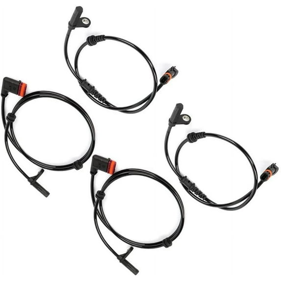 CCIYU ABS Speed Sensor,4PCS Left+Right+Front+Rear ALS1860 ALS1860 ABS Sensor Fit for 2012-2015 for Mercedes-Benz C250 2008-2014 for Mercedes-Benz C300 2008-2015 for Mercedes-Benz C63 AMG