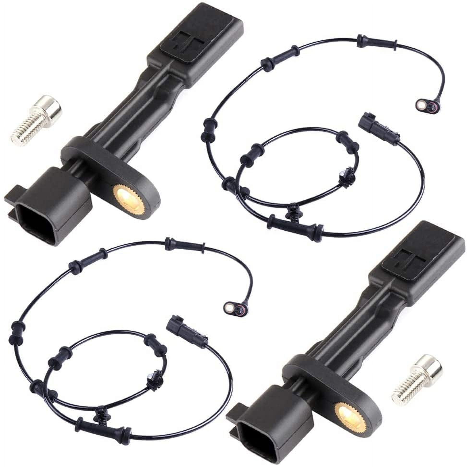 CCIYU ABS Speed Sensor,4PCS Left&Right&Front&Rear ALS1932 ALS1918