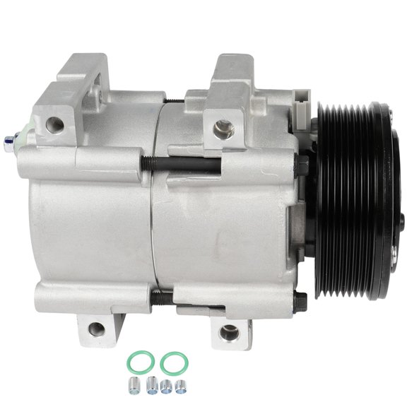 CCIYU AC Compressor with Clutch 2000-2003 for Ford for Excursion 7.3L A/C Air Conditioner Compressor Replaces 58164