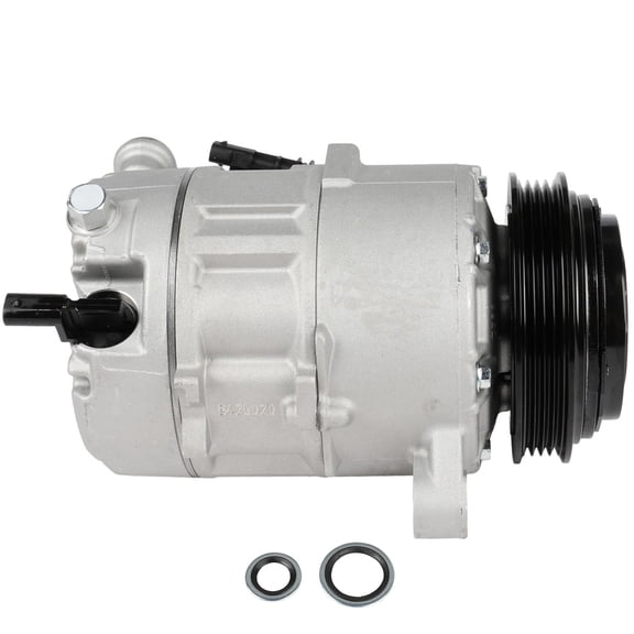 CCIYU AC Compressor with Clutch 2019-2023 for Chevrolet for Silverado 1500 6.2L A/C Air Conditioner Compressor Replaces 84417410