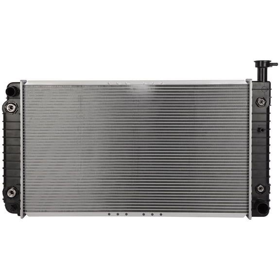 CCIYU Aluminum Radiator 2042 Replacement Radiator 1997-1999 for Chevrolet Cargo Van 1996-2002 for Chevrolet Express 1500 1996-2002 for Chevrolet Express 2500