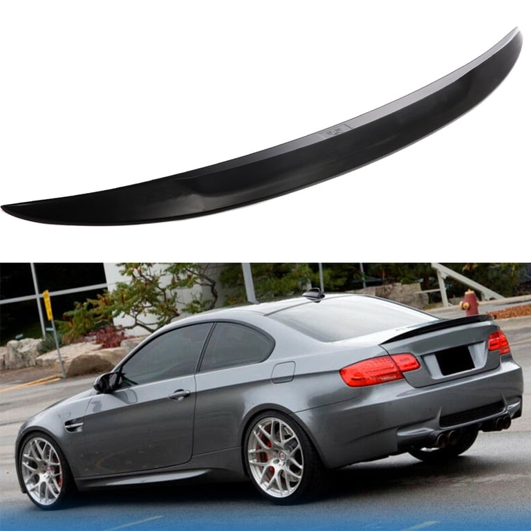 JCING Rear Trunk Spoiler Wing For BMW 3 Series E90 328i 335i M3 Sedan 2005-2011 – Gloss Black ABS