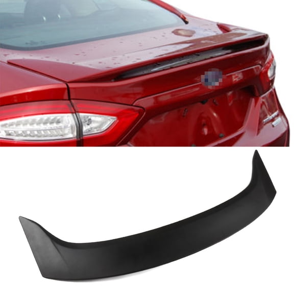 CCIYU Black ABS Rear Spoiler Wing Accessories for 2013 2014 2015 2016 2017 2018 for Ford Fusion Stylish Trunk Spoiler Wing