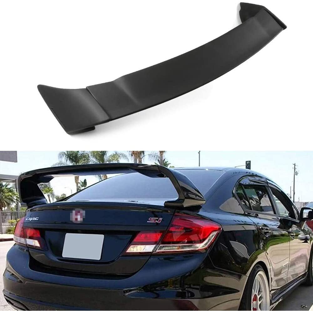 Cciyu Black Abs Rear Spoiler Wing For For Honda Civic