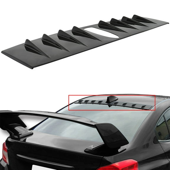 CCIYU Black Carbon Fiber Rear Roof Spoiler Wing Accessories for 2015 2016 2017 2018 for SUBARU WRX 2015 2016 2017 for SUBARU WRX STI