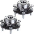 thumbnail image 1 of CCIYU CCIYU Boat Trailer Galvanized Hub Axle Kit 4 on 4 Bolt Circle Wheel Hub Kit 2000lb Axle 4 Bolt Lug Greased Bearings L44643 97Bearings Fits select: 2003,2005-2006 MITSUBISHI LANCER EVOLUTION, 1 of 4