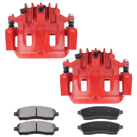 CCIYU Brake Caliper with Pads Rear fit for 2000-2005 for Ford for Excursion,2000-2004 for Ford for F-250 Super Duty,2000-2004 for Ford for F-350 Super Duty