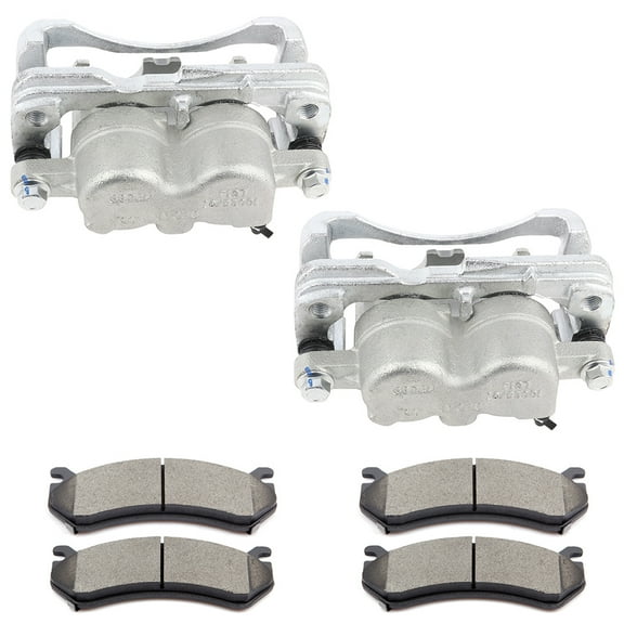 CCIYU Brake Caliper with Pads Rear fit for Cadillac Escalade ESV EXT,for Chevy Astro Avalanche Silverado Suburban Tahoe, Safari Sierra Yukon XL,2003-2009 for Hummer H2