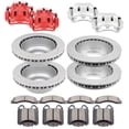 thumbnail image 1 of CCIYU Brake Kits with Calipers,4 Dics Rotors 8 Ceramic Pads & 4 Caliper fit for 2000-2005 for ford Excursion,2000-2004 for ford F-250 Super Duty,2000-2004 for ford F-350 Super Duty, 1 of 5
