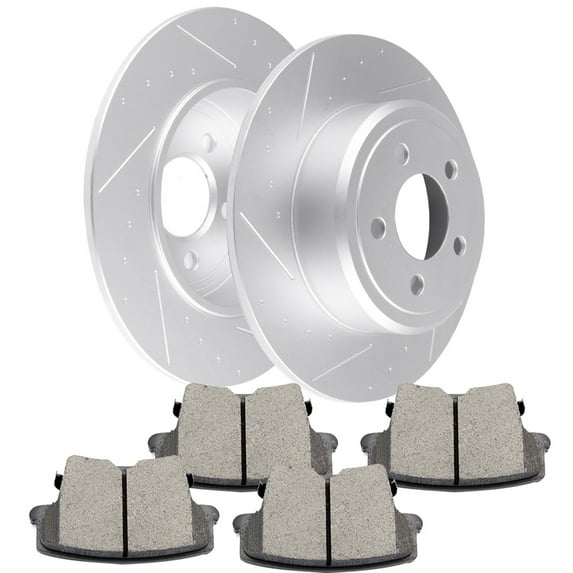 CCIYU Brakes Kits with Brakes Pads and Rotors Rear for 2005-2015 2018 for Chrysler 300, 2009-2018 for Dodge Challenger, 2006-2018 for Dodge Charger, 2005-2008 for Dodge Magnum